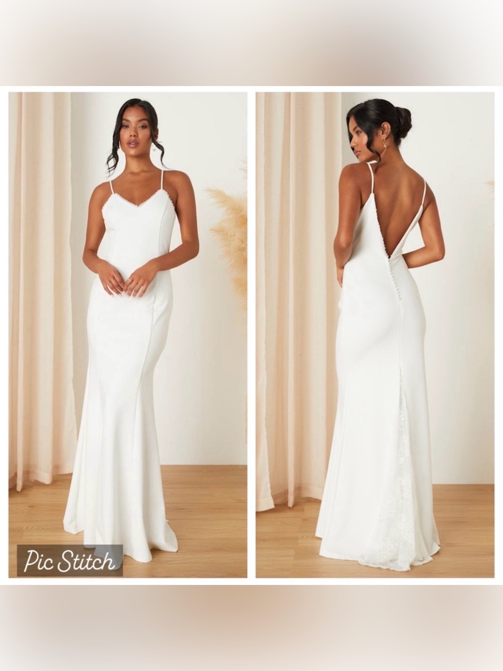 Lulus Taliana White Lace Button Back Maxi Dress